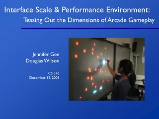 Interface Scale &amp; Performance Environment: