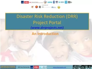 Disaster Risk Reduction (DRR) Project Portal  (drrprojects)