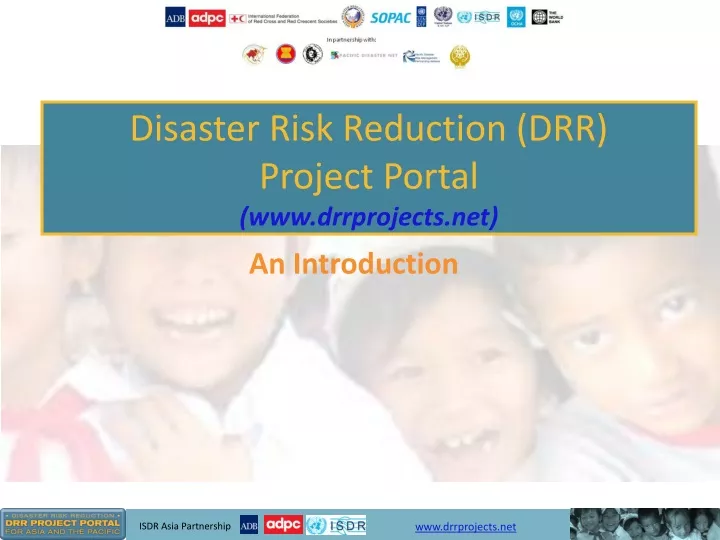 disaster risk reduction drr project portal www drrprojects net