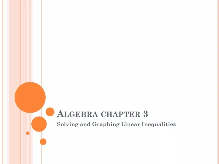 algebra chapter 3
