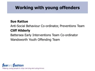 Working with young offenders
