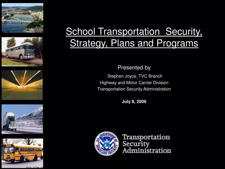 school transportation security strategy plans