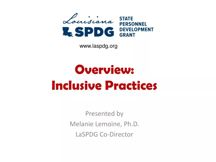 overview inclusive practices
