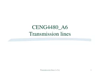CENG4480_A6 Transmission lines