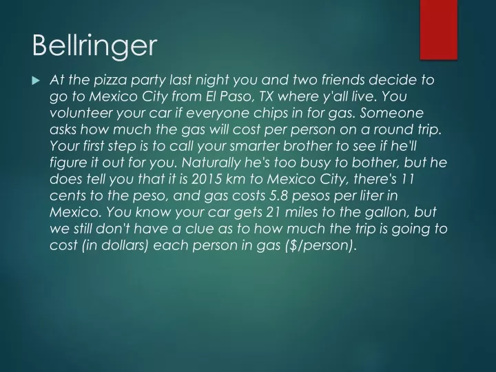 bellringer