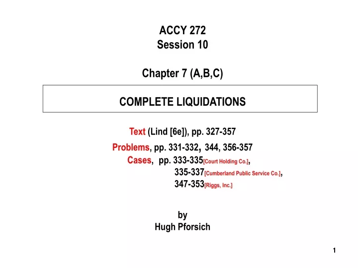 accy 272 session 10 chapter 7 a b c complete