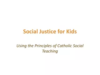 Social Justice for Kids