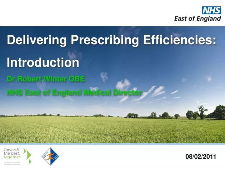 delivering prescribing efficiencies introduction