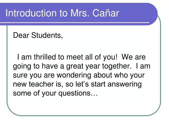 introduction to mrs ca ar