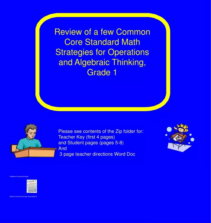 review of a few common core standard math