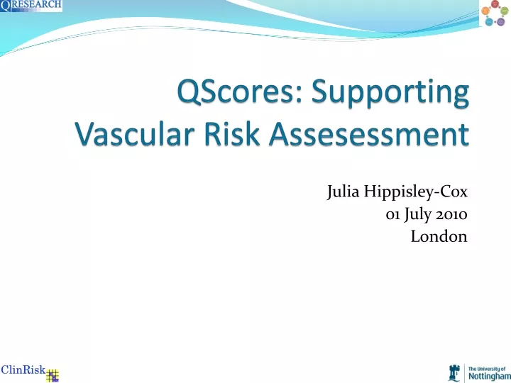 qscores supporting vascular risk assesessment