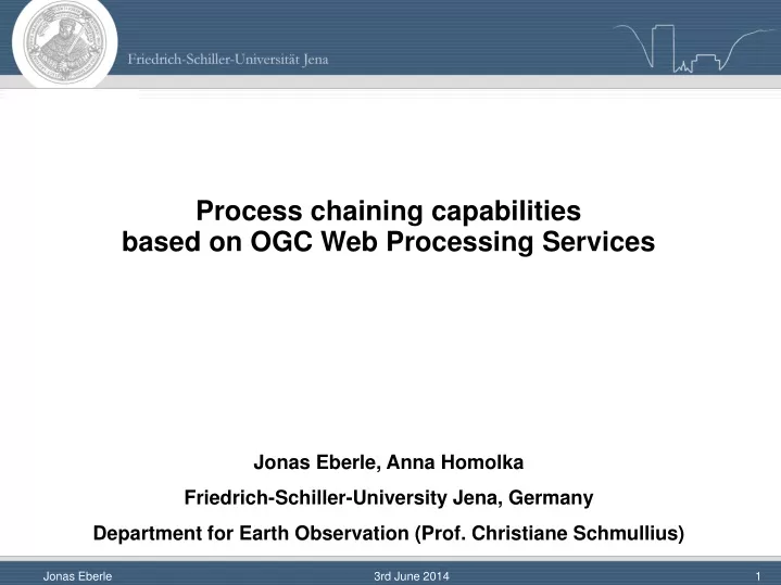 process chaining capabilities based