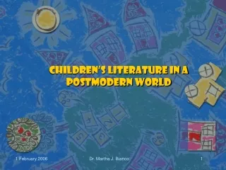 Children’s Literature in a Postmodern World