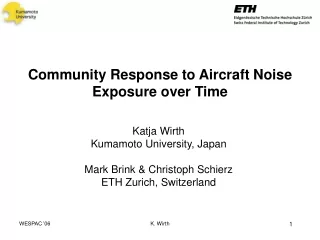 Community Response to Aircraft Noise Exposure over Time