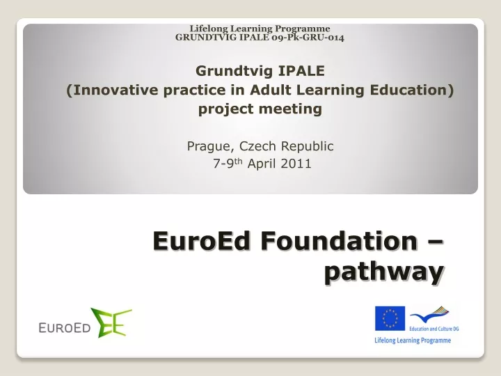 euroed foundation pathway