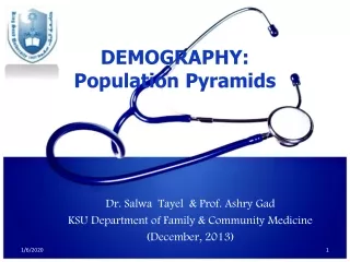 Dr.  Salwa Tayel   &amp; Prof.  Ashry  Gad KSU Department of Family &amp; Community Medicine