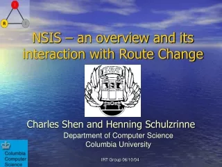 NSIS – an overview and its interaction with Route Change