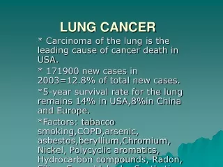 LUNG CANCER