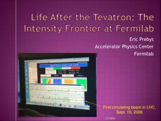 Life After the  Tevatron : The Intensity Frontier at Fermilab