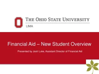 Financial Aid – New Student Overview