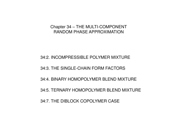 chapter 34 the multi component random phase