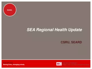 SEA Regional Health Update