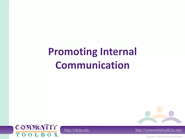 promoting internal communication