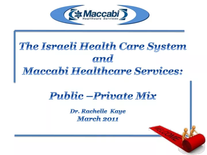 the israeli health care system and maccabi