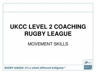 UKCC LEVEL 2 COACHING RUGBY LEAGUE