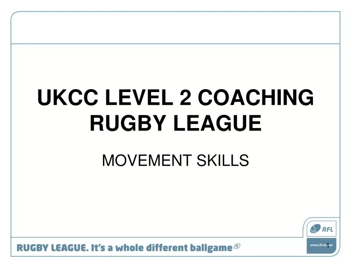 ukcc level 2 coaching rugby league