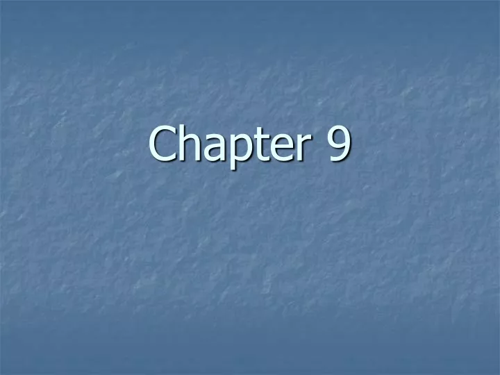 chapter 9