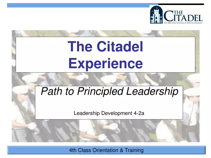 the citadel experience