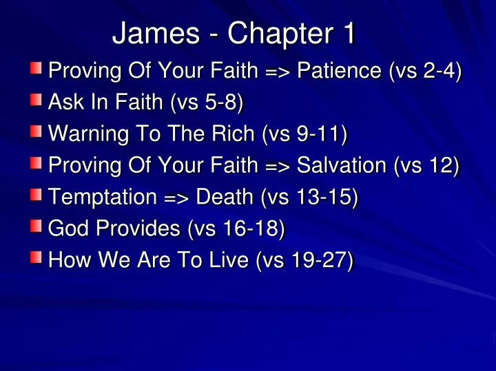 james chapter 1