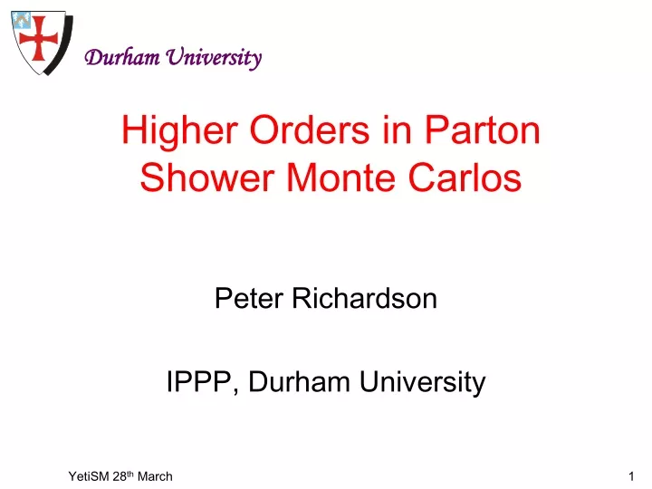 higher orders in parton shower monte carlos