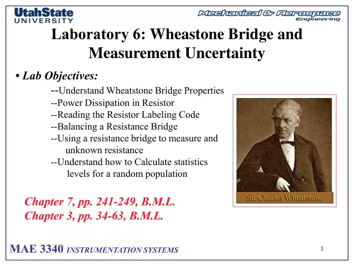 laboratory 6 wheastone bridge and measurement uncertainty