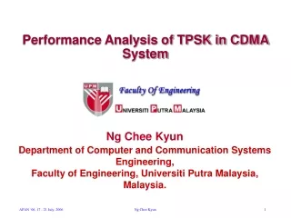 Performance Analysis of TPSK in CDMA System
