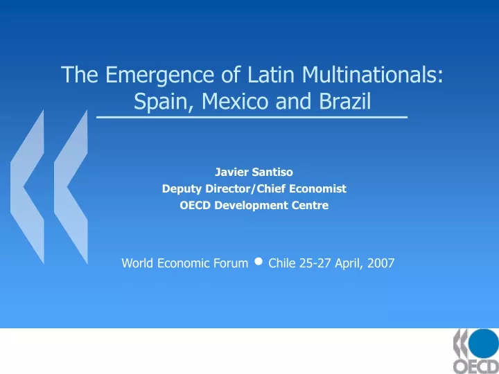the emergence of latin multinationals spain mexico and brazil