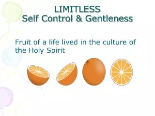 LIMITLESS Self Control &amp; Gentleness
