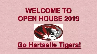 WELCOME TO  OPEN HOUSE 2019