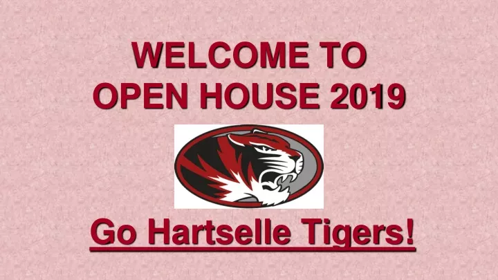 welcome to open house 2019