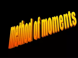 method of moments
