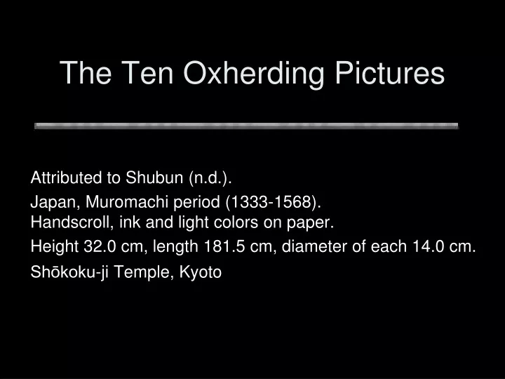 the ten oxherding pictures