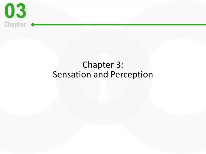 chapter 3 sensation and perception