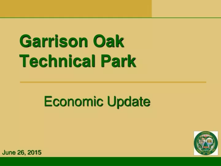 garrison oak technical park