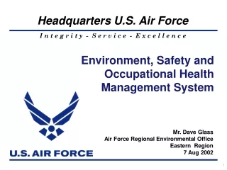 Mr. Dave Glass Air Force Regional Environmental Office Eastern  Region 7 Aug 2002