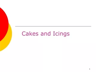 Cakes and Icings