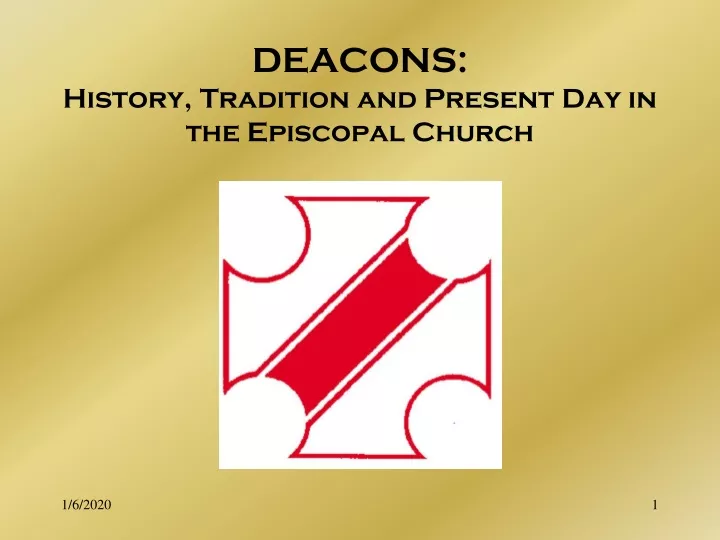 deacons history tradition and present day in the episcopal church