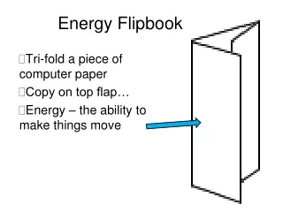 Energy Flipbook