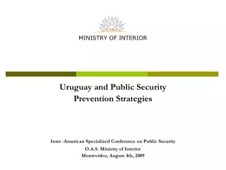 Uruguay and Public Security Prevention Strategies