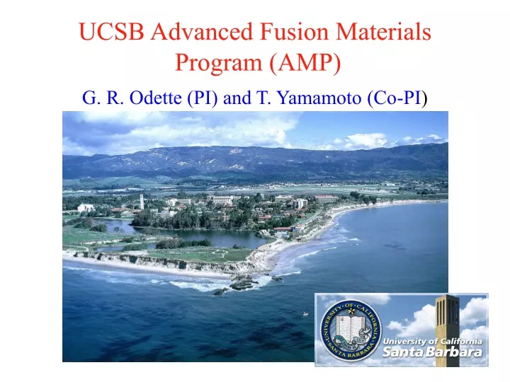 ucsb advanced fusion materials program